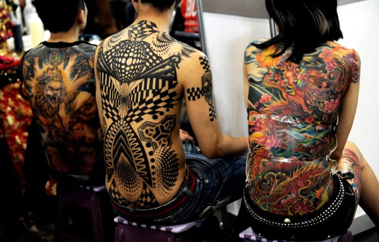 seattle tattoo expo 2016 greenside recreational back pieces contest judging black grey geometric japanese traditional