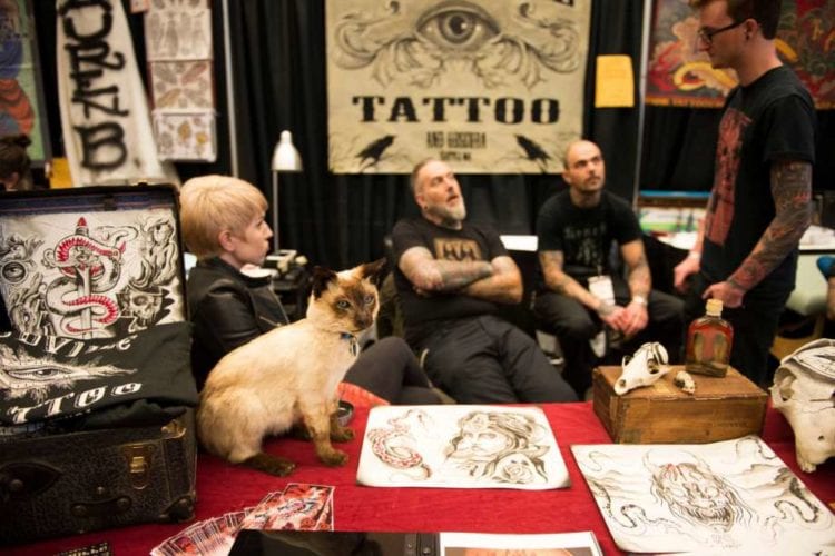 seattle tattoo expo 2016 greenside recreational cannabis booth cat flash artists