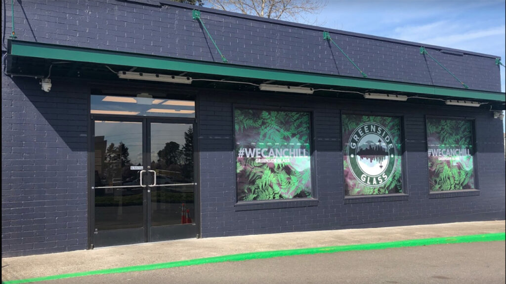 Greenside Seattle Dispensary Exterior Windows